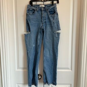 Abercrombie and Fitch the 90s baggy low rise size 26.  2 regular.